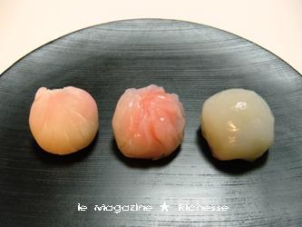 生菓子(江南 大口屋本店製)・漆皿(赤木明登)