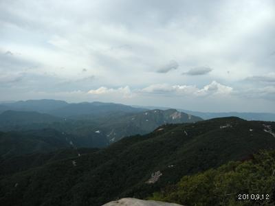 御在所岳望湖台より