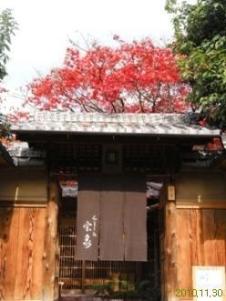 le30novembre2010_京都下鴨_茶寮宝泉門