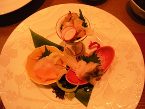 函館うに むらかみ札幌店/活貝刺3種(つぶ貝・北寄貝・ホタテ貝柱)