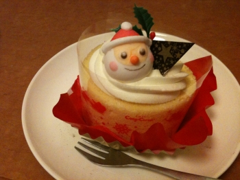 食後のケーキ
