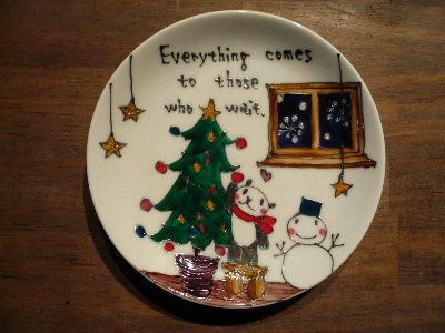 クリスマス小皿