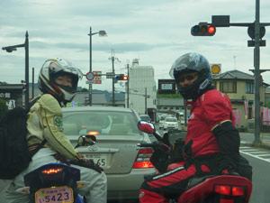 行き道