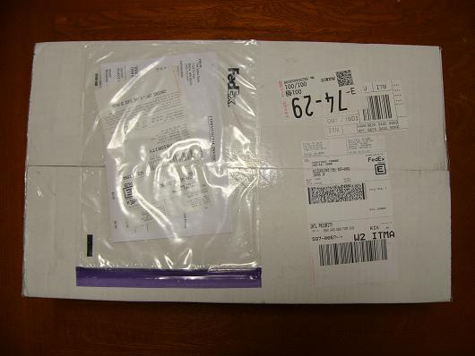valve fedex box