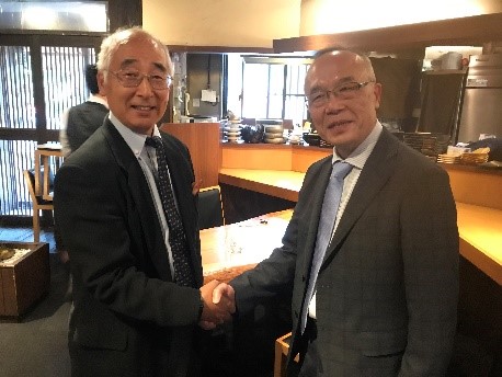 渡邊前事務局長&山田新事務局長
