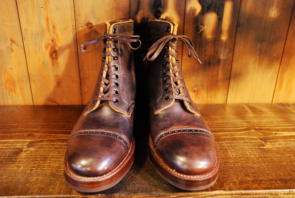 靴 Brass CLINCH Lace up boots CLINCH Cap-toe Lace up Boots | BRASS BLOG
