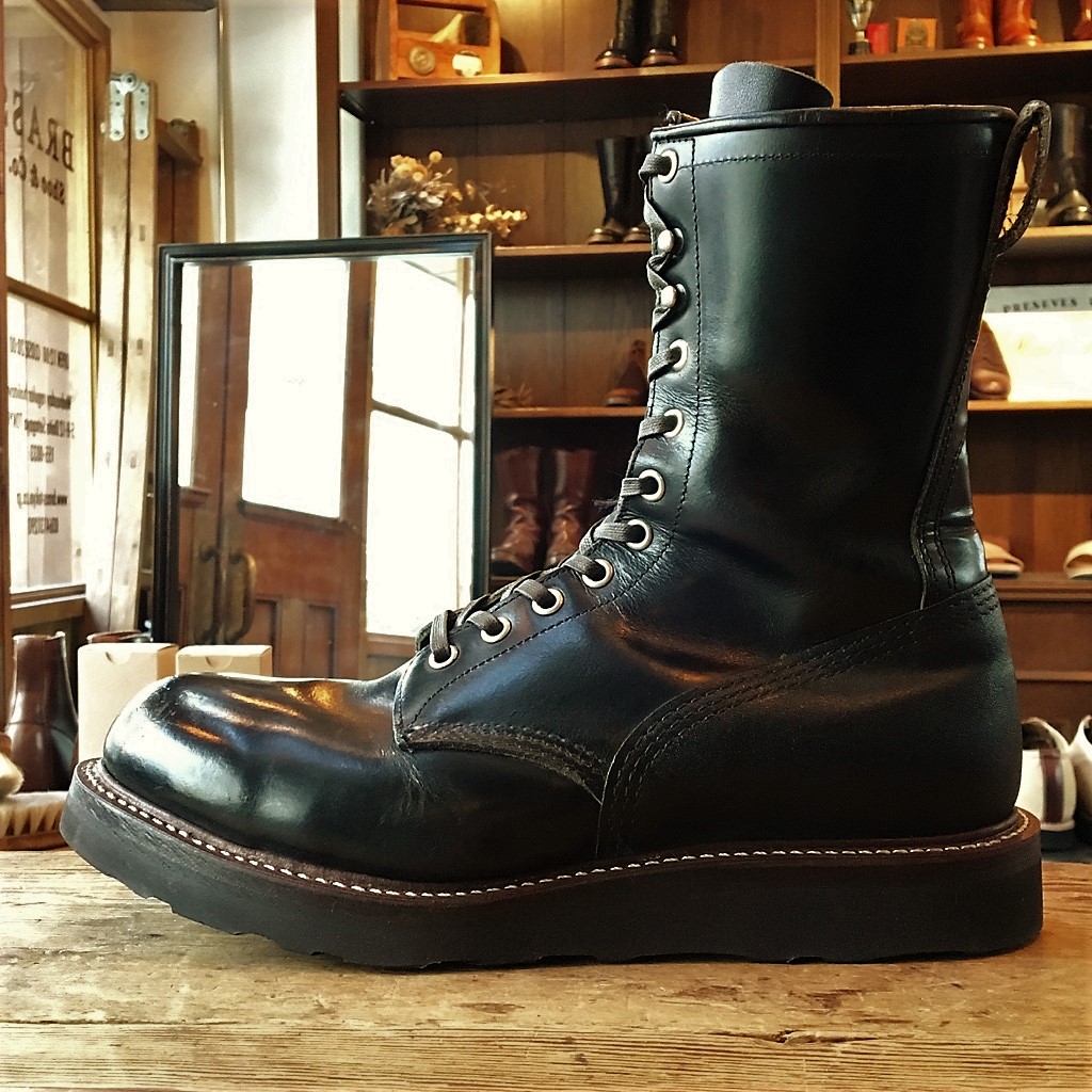 REDWING LOGGER Vibram#4014 Black | BRASS BLOG