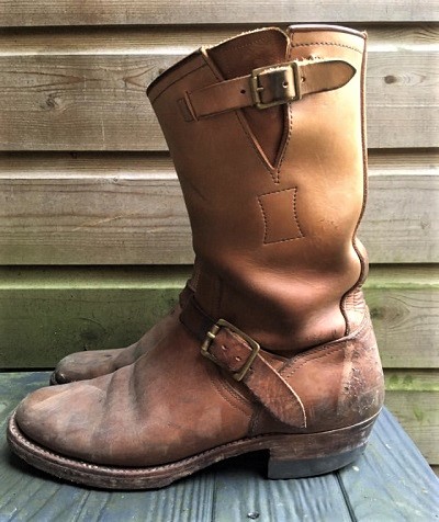 CLINCH Boots & Shoes Engineer boots Latigo Natural | BRASS BLOG