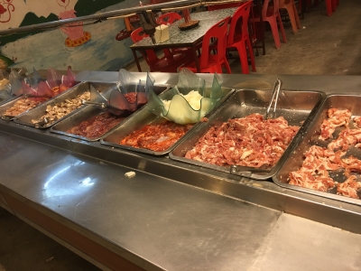 ムーカタタイ式BBQ鍋サムイ島