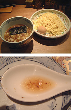 麺屋武蔵のあじ玉つけ麺