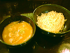飛沫 つけそば味噌(平打ち麺)