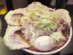 喜三 肉らーめん+半熟味付玉子