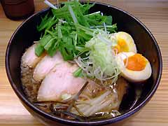 こってりしろ八麺+水菜