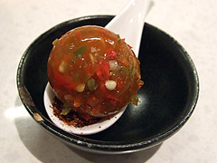二代目けいすけ 海老味噌そば 辛薬味