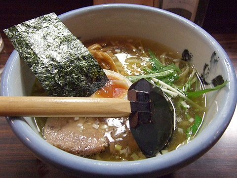 AFURI 塩ラーメン 鶏油 真空平打ち麺