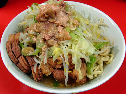 二郎 一之江 汁なしラーメン豚まし