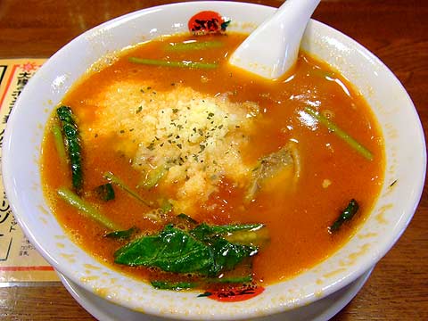 太陽のトマト麺 太陽のチーズラーメン