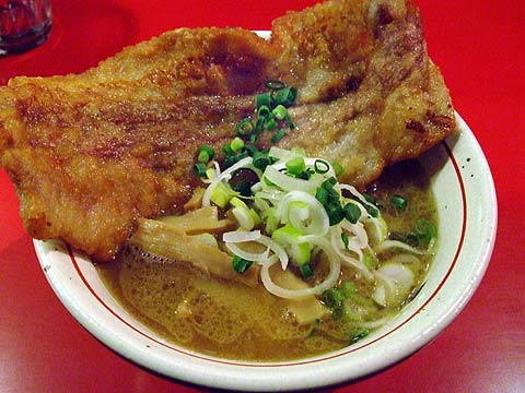 麺屋武蔵 二天 大判揚げら〜麺