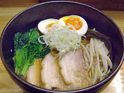 080303 こってりしろ八麺 縮みほうれん草
