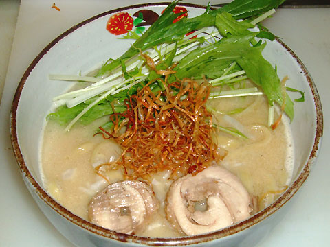 自作 鶏白湯