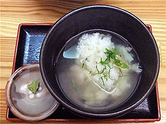 旬麺しろ八 冷やし鯛らーめんの締めご飯