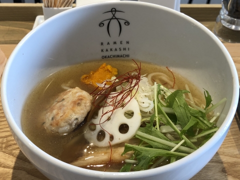 案山子@御徒町 淡麗塩 太麺