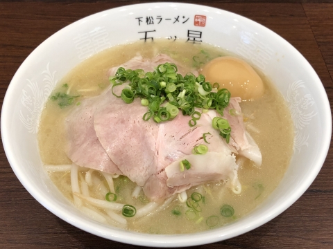 下松ラーメン 五ツ星@小川町 ラーメン(中)+味玉