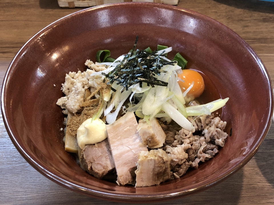 麺家Shumen Doushi@南与野 秋刀魚まぜSOBA