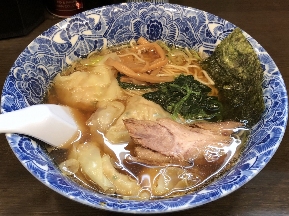 ら麺亭@浅草 肉厚ワンタン麺