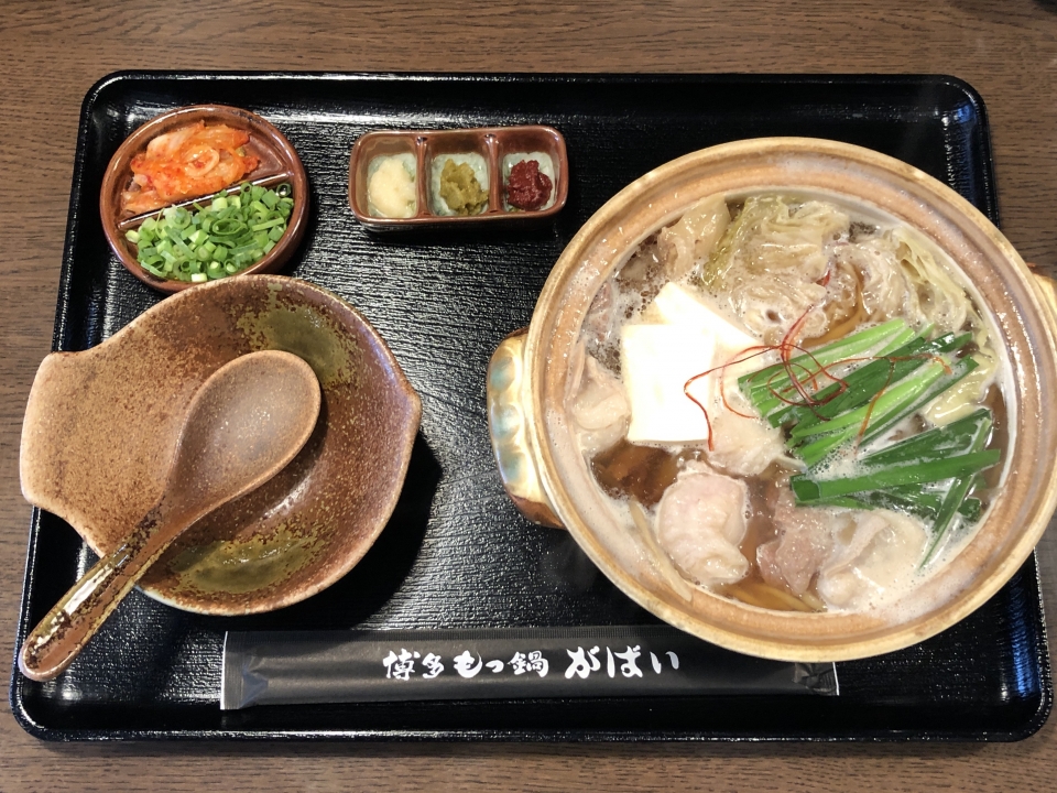 博多もつ鍋 がばい＠浅草　もつ鍋ラーメン 醤油味