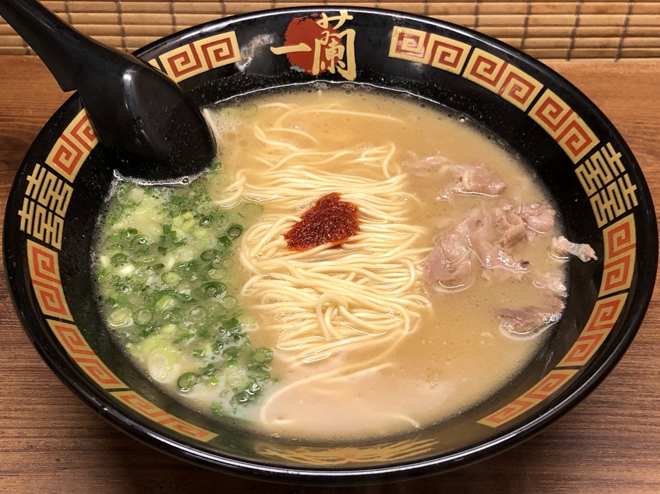 一蘭＠西新宿　ラーメン-100%とんこつ不使用-