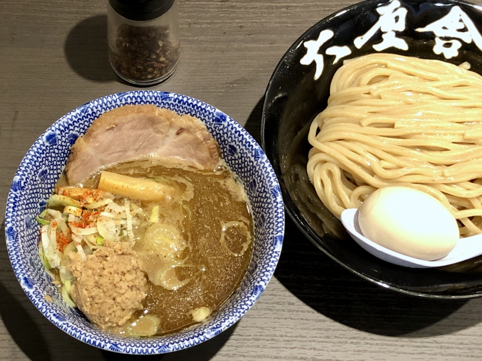 六厘舎@上野 上野限定つけめん 痺れ+特製セット