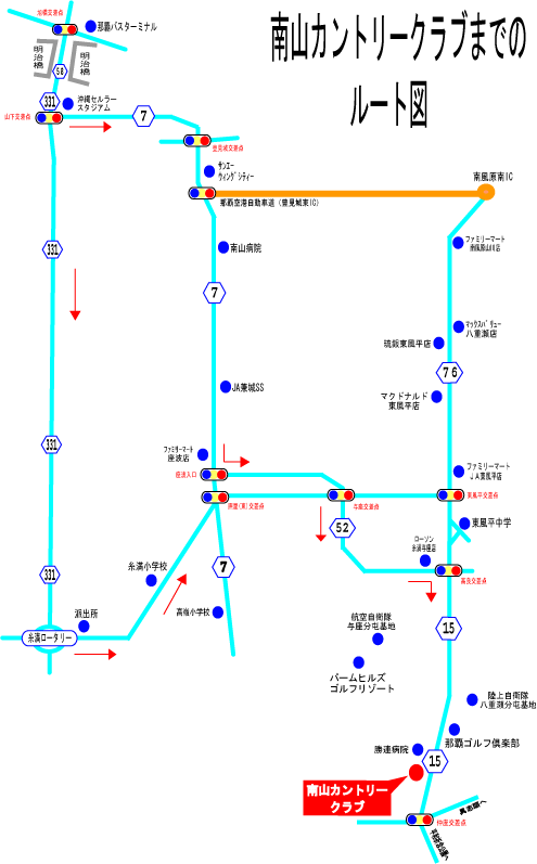 南山ルート図