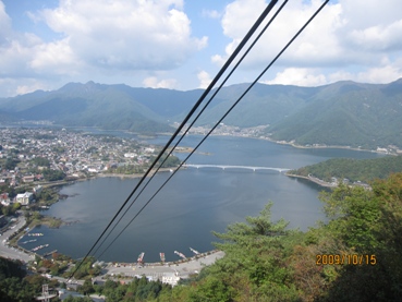 カチカチ山ロープウェイからの景色