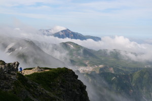 前剣から鹿島槍