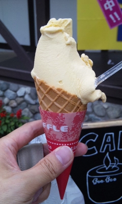かぼちゃプリンソフト