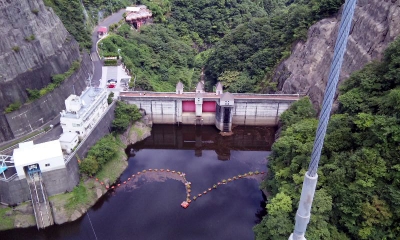 竜神大吊橋 ダム湖