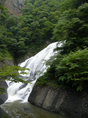 袋田の滝 吊り橋から撮影