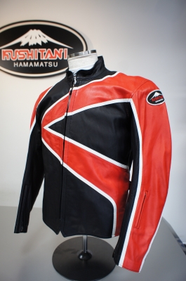 【最終値下げ】KUSHITANI　ピンホール レザーライディングジャケット LL 入荷案内】ピュットジャケット ：KUSHITANI 宇都宮店