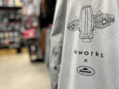 入荷案内】46works フローTシャツ ：KUSHITANI 宇都宮店