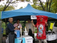 商工祭で戸田の地ビール「戸田自麦酒」の販売です。