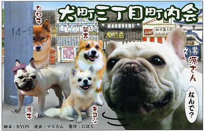 写真マンガ 「 犬町三丁目町内会 表紙 」