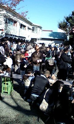 染井よしの町会 餅つき大会
