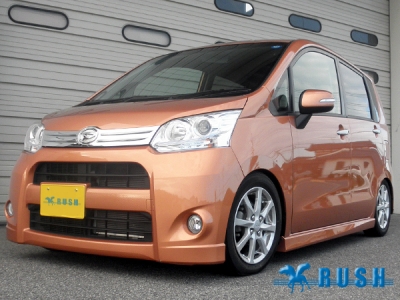 RUSHダンパー車高調整キット COMFORT-CLASS LA100S ムーヴ 装着 RUSHダンパー車高調整キット COMFORT-CLASS LA100S ムーヴ 装着