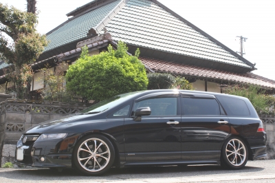 RB さす オデッセイ RUSH 車高調