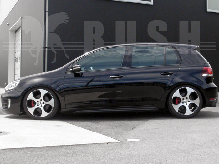 RUSHダンパー車高調整キット IMPORT-CLASS VW ゴルフ6 GTI 装着 RUSHダンパー車高調整キット IMPORT-CLASS VW ゴルフ6 GTI 装着