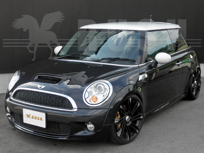 RUSHダンパー車高調整キット IMPORT-CLASS MINI R56 ミニ 装着