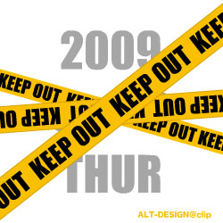 Keep Out型時計 デジログ19 20 フラッシュ素材無料配布 Alt Design Blog