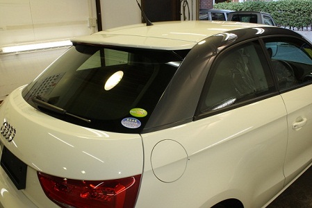 Audi A1 フィルム施工前