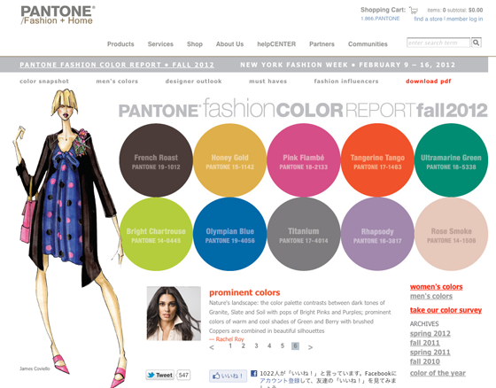 PantoneColorReportFall2012